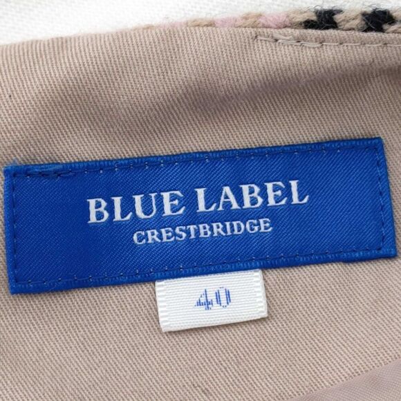 RARE🔥 Burberry Blue Label Crestbridge PInk Tan & Gray Plaid Wool Dress, Size 40 - Picture 3 of 10